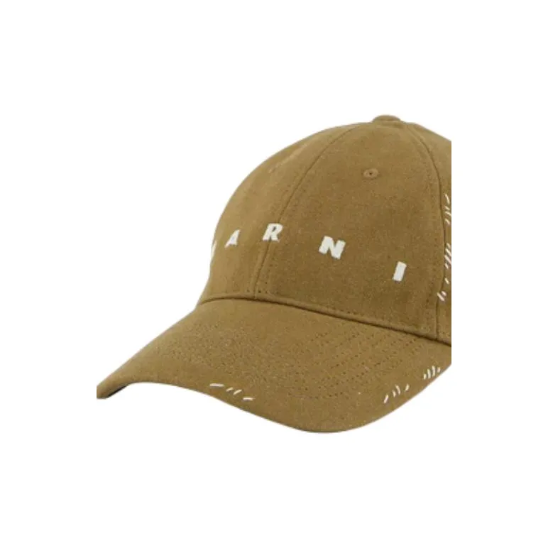 MARNI Logo Embroidered Hat-2