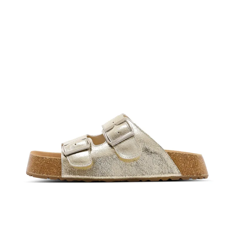 C°BANNER Quiet Slip Resistant Slide Slippers Women's Gold-0