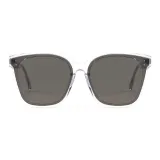 Transparent Frame with Gray Lens