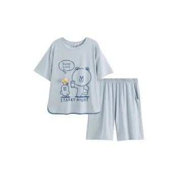 FENTENG Brown Bear Pajama Set Women's