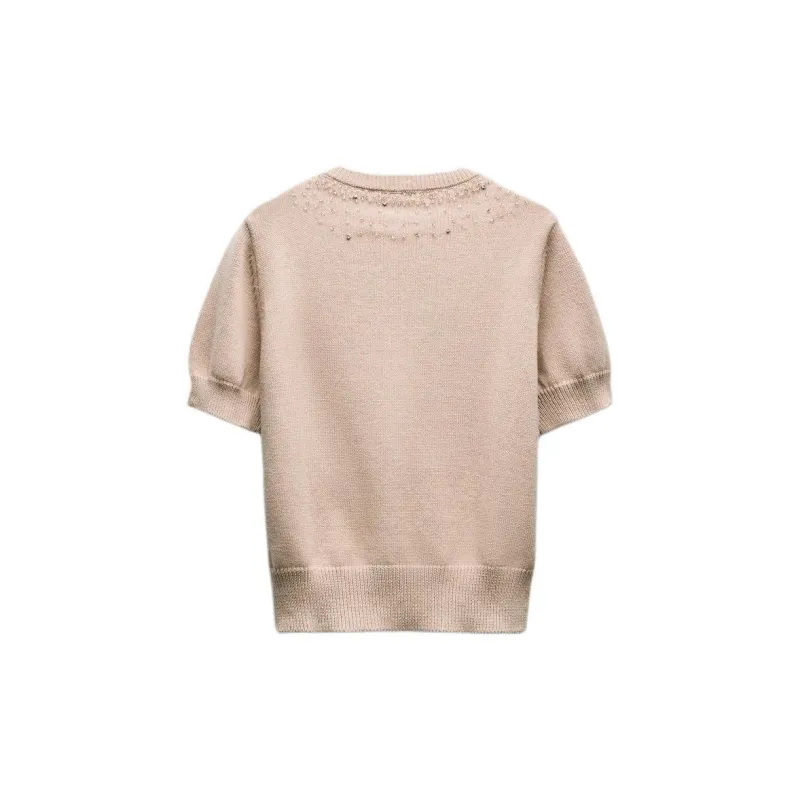 ZARA Knitwear Women's Brown Yellow-1