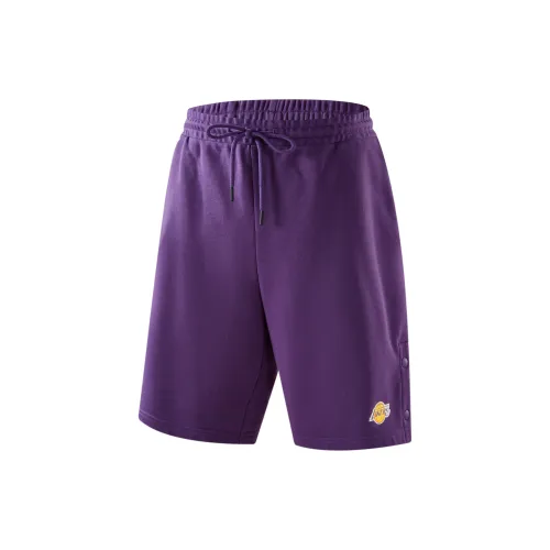 NBA Lakers Casual Shorts Unisex Purple