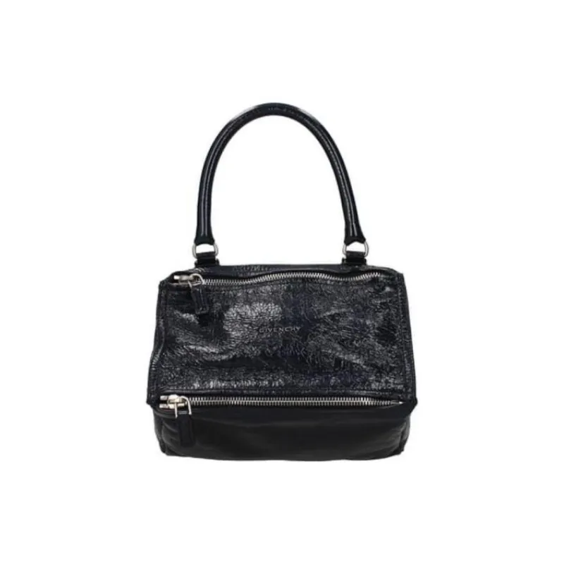 GIVENCHY Patent Leather Leather Handbag Regular Women's Blue-0
