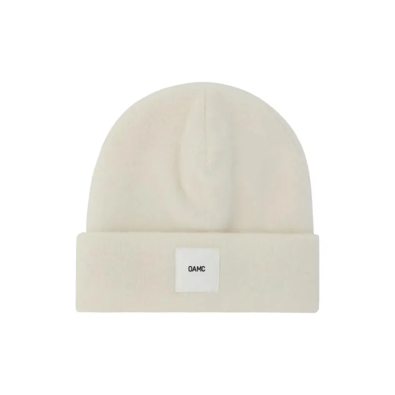 OAMC Logo patch Ribbed knit Beanie-0