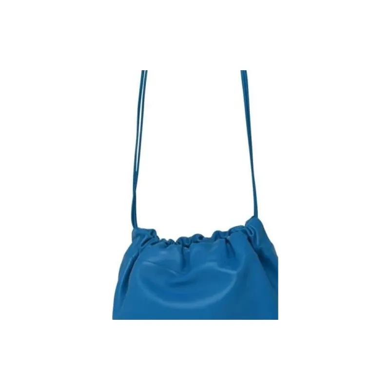 JIL SANDER Lambskin Shoulder Bag Crossbody Bag Small Size Women's Dark Blue-3