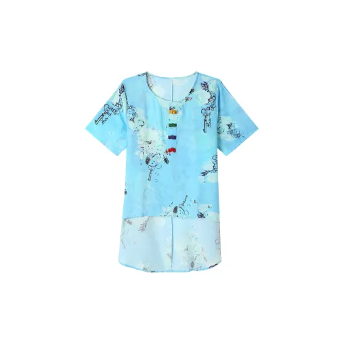 H-YXIANG Chiffon Shirts Women's