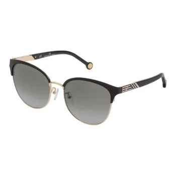 CarolinaHerrera Metal Browline Sunglasses Women's Black