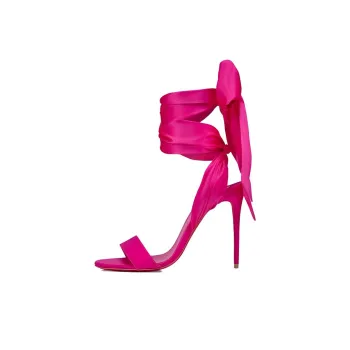 CL LUBOTING One-Strap Sandals 10cm Women's Fuchsia