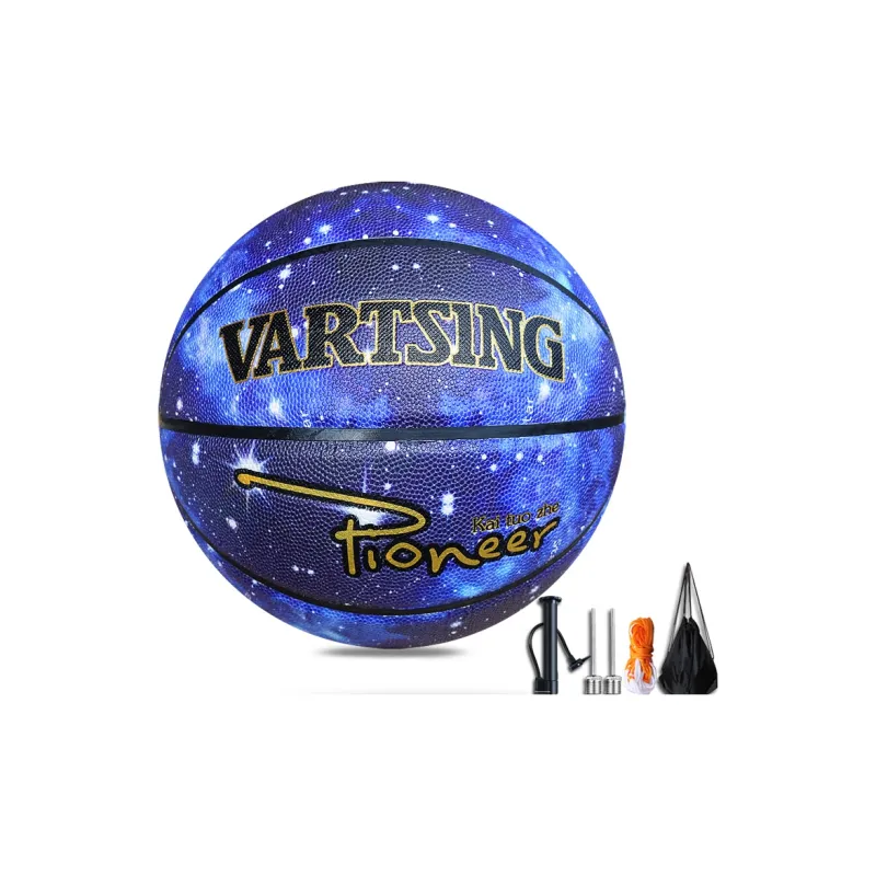 Vartsing PU Basketball Starry Sky Color Size 7 Ball Training Unisex-1