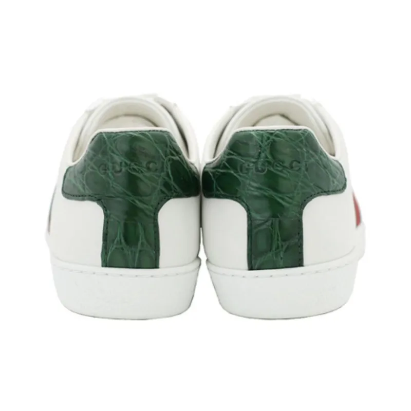 GUCCI Women's Ace 'Green Crocodile' Women's-3