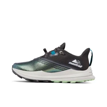 Columbia Montrail Cushioning Mid Top Hiking Shoes Women's Black Cyan