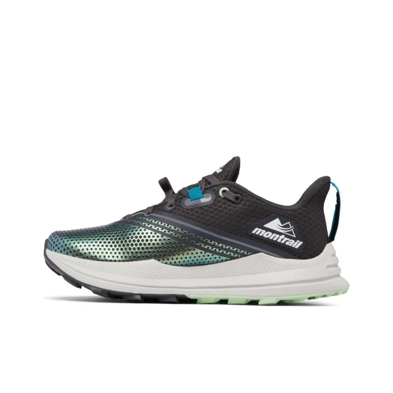 Columbia Montrail Cushioning Mid Top Hiking Shoes Women's Black Cyan-0