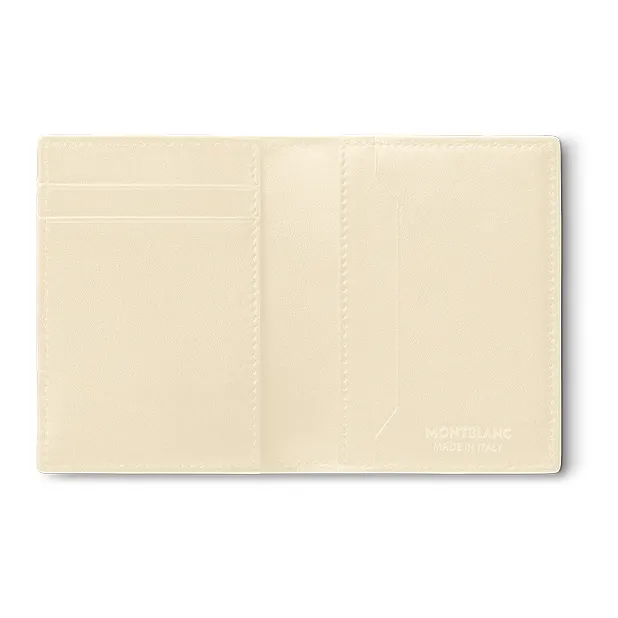 MONTBLANC Cow Leather Card Holder Men's White-2