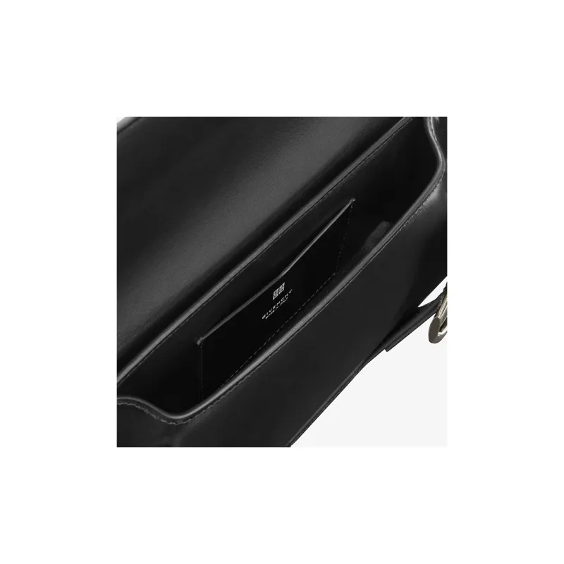 Givenchy Voyou Cow Leather Handbag, Shoulder Bag Women's Black-4