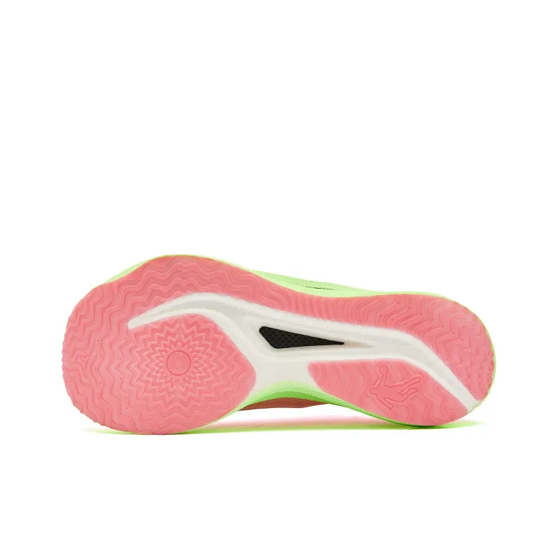QIAODAN Strong Winds 2.0 PRO Running Shoes Men Low Top Honeydew Pink Gull Cyan-4