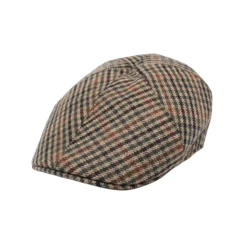 Tagliatore Houndstooth Flat Cap