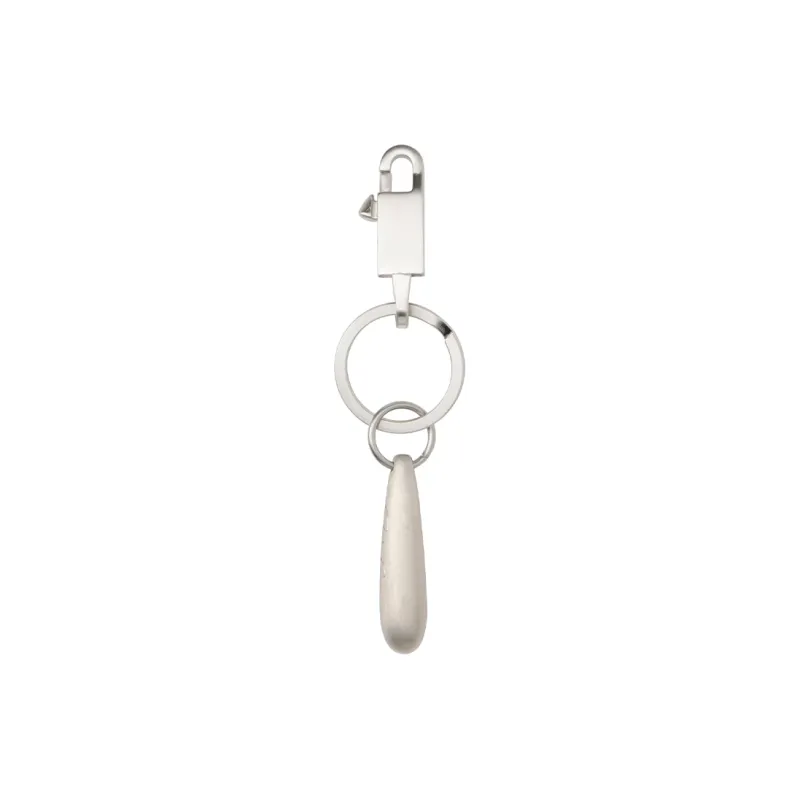 RICK OWENS Teardrop Engraved logo Brass Keyring-1