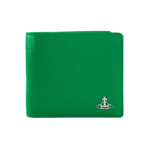 Vivienne Westwood Recycled Polyurethane Wallet Regular Men's Bright Green