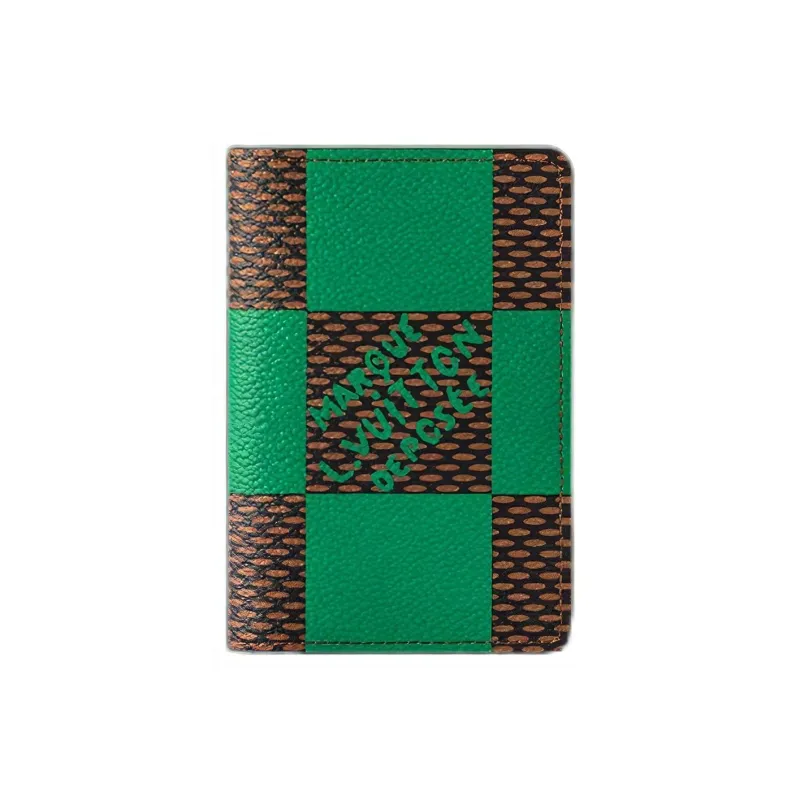 LOUIS VUITTON Pocket Organizer Damier Pop Green-0