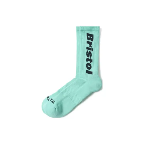 F.C Real Bristol Mid-Calf Socks Men's 1 Pack Light Blue