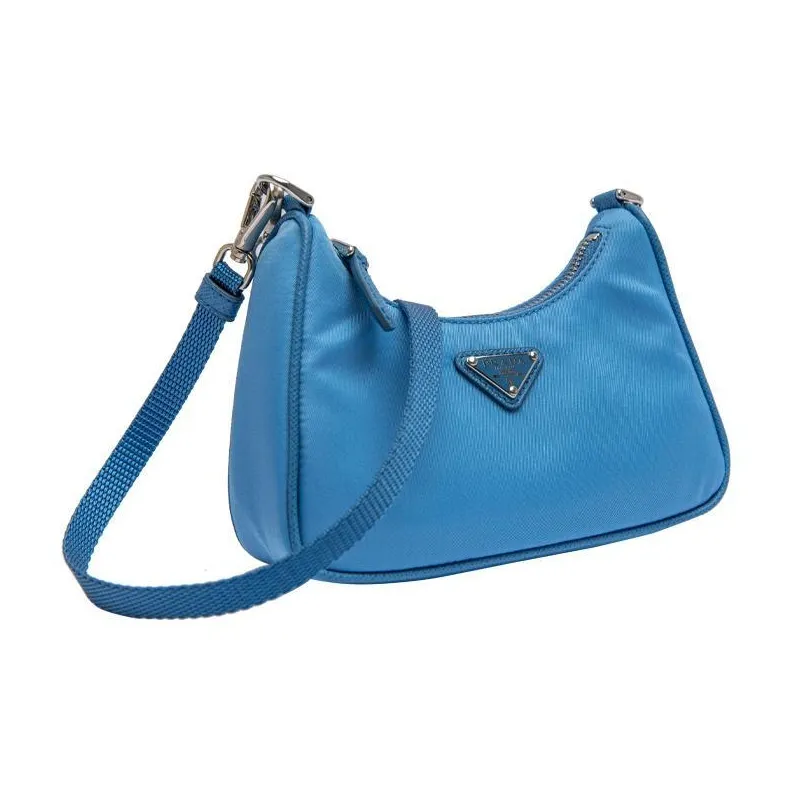 PRADA Polyamide Shoulder Bag Handbags Shoulder Bags Women's Blue-1