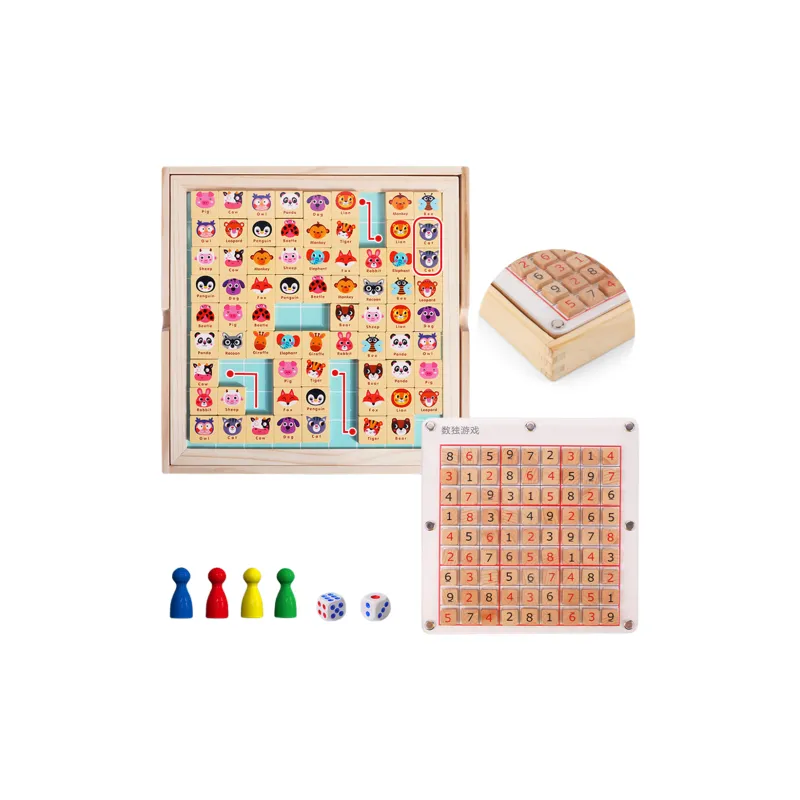 CAYI Ludo Chessboard Game Intelligence And Thinking Training Toy Board Games-8