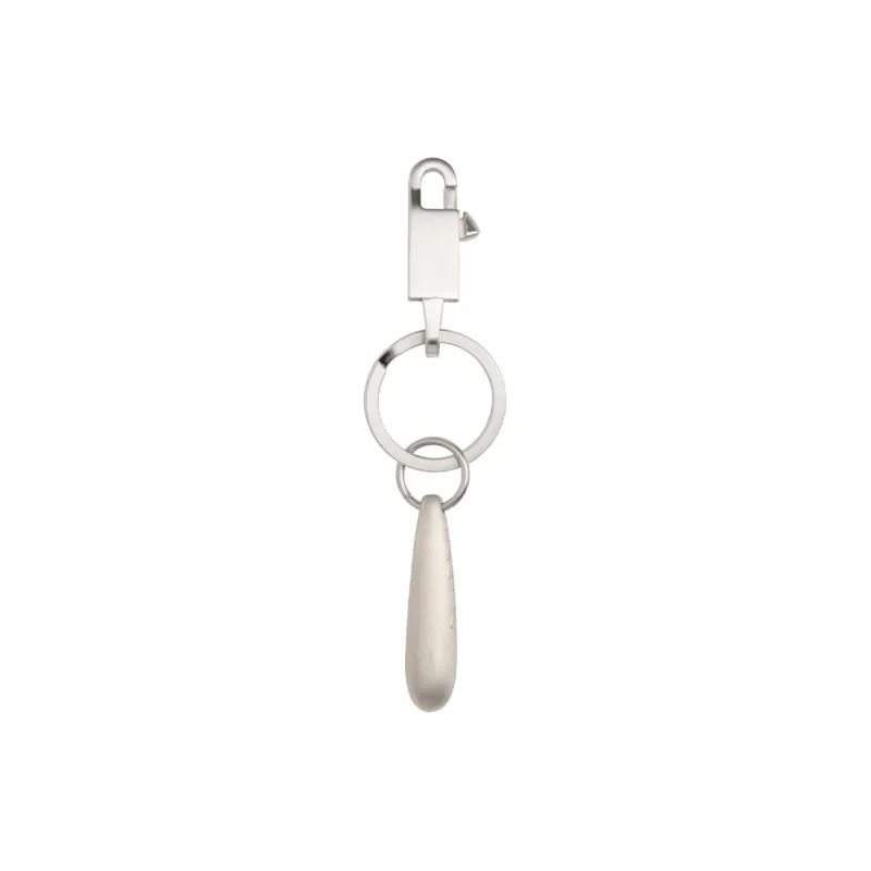 RICK OWENS Teardrop Engraved logo Brass Keyring-2