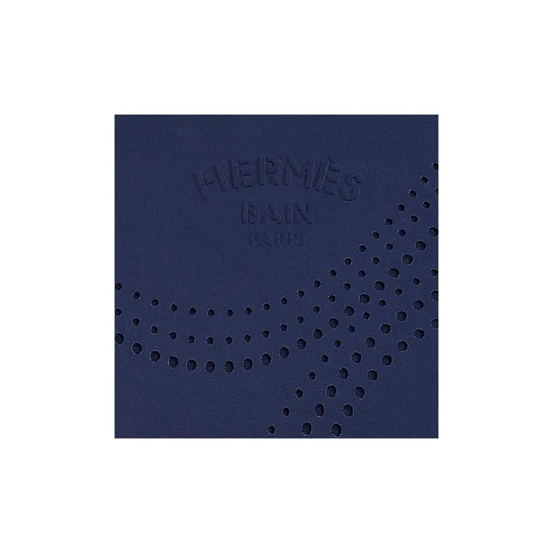 HERMES Polyamide Clutch Trumpets Women's Marine Blue-1