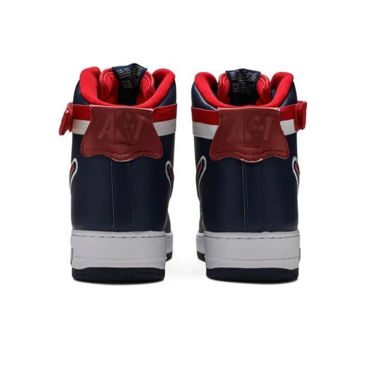 Nike Air Force 1 High Sport Nba Midnight Navy University Red-3