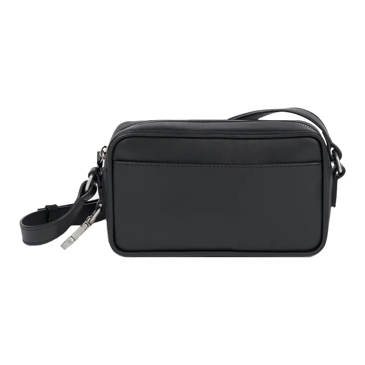 Jacquemus Leather Camera Bag Shoulder Bag Crossbody Bag Unisex Black-2