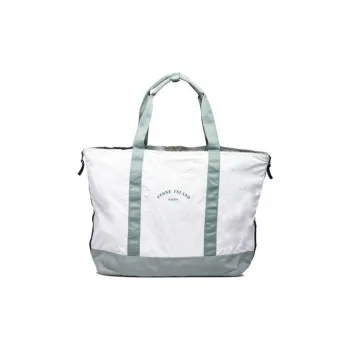 STONE ISLAND Polyamide Crossbody One Shoulder Handbags Large Size Men's White/Green