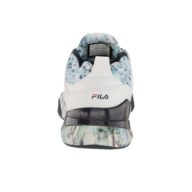 FILA Anti Slip Wear Resistant Low Top Running Shoes Men's White-4