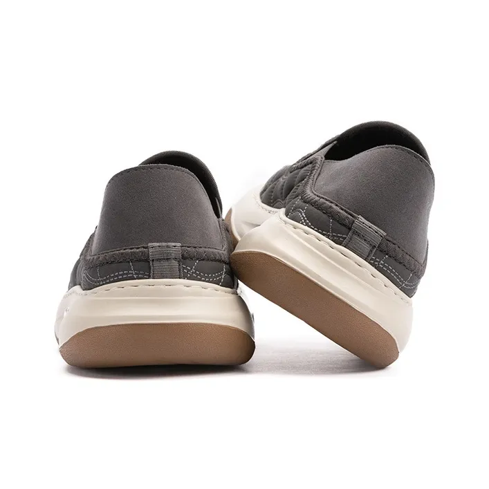 CELE Casual Shoes Men Low Top Gray/Black/Green-3