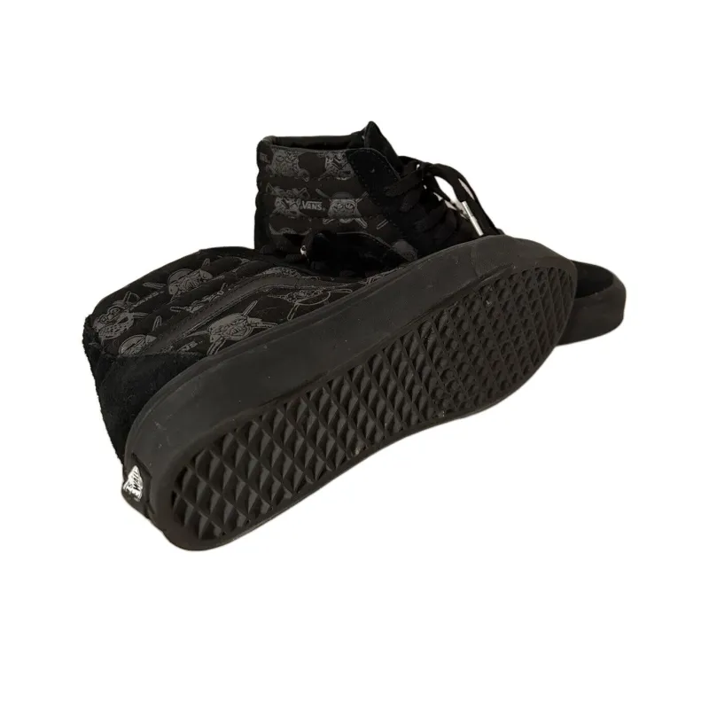 CDG x Vans SK8 Slip-Resistant Coverage High-Top Skateboard Shoes Unisex Black-4