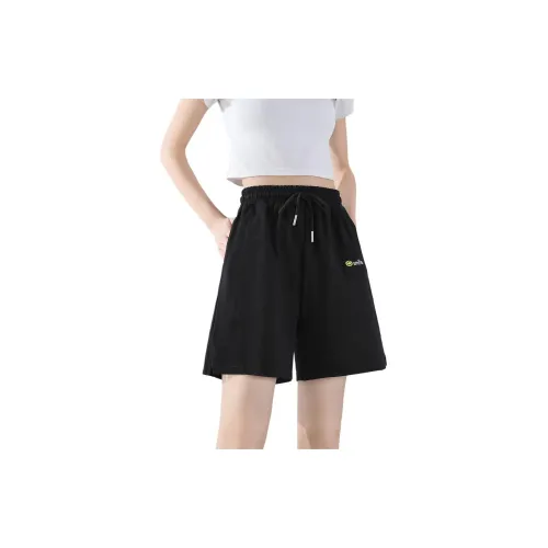 Muzi Casual Shorts Women's Black