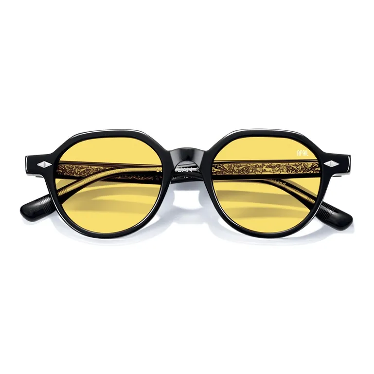 APRIL Plate Frame Irregular Shape Sunglasses With Polarized Lenses Unisex-34