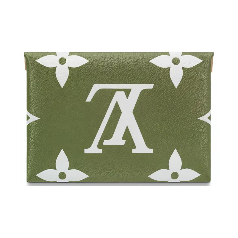 LOUIS VUITTON Pochette Kirigami Insert Monogram Giant Medium Beige-1