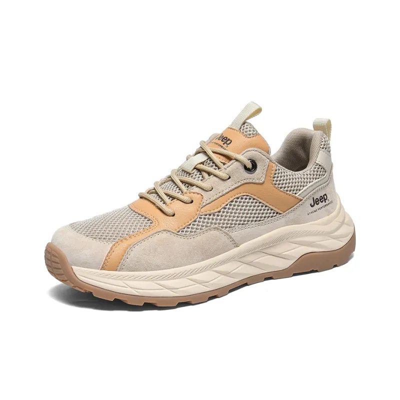 Jeep Anti Slip Wear Resistant Low Top Hiking Shoes Men's-19