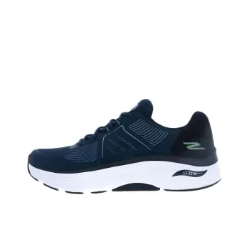 Skechers Go Run Max Road 6 Cushioning Wear-Resistant Low-Top Running Shoes Men's Blue