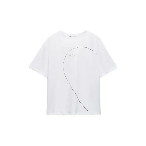 ZARA T-Shirts Women's White