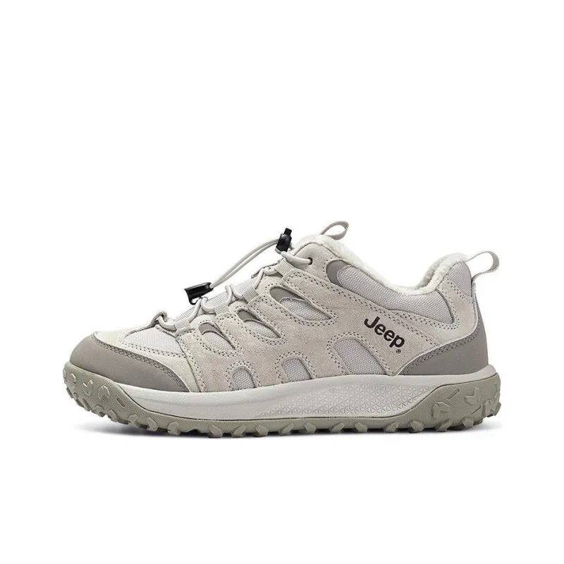 Jeep Slip Resistant, Abrasion Resistant, Thermal Low Top Outdoor Shoes Women's Gray-0