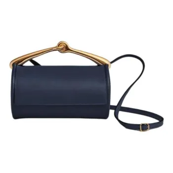 HERMES Maximors Volupto Calfskin Crossbody Bag Shoulder Bag Women's 2Z Bleu Nuit Midnight Blue