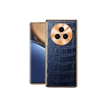 Mivana Leather Material Electroplated Genuine Leather Crocodile Pattern Phone Case Compatible With 'Magic5 Pro/Magic5'