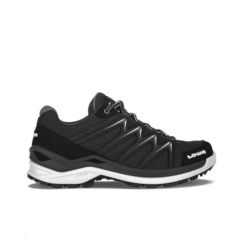 Lowa INNOX PRO GTX Lo Wear-resistant And Waterproof Low-Top Trekking Shoes Women's Black White-1