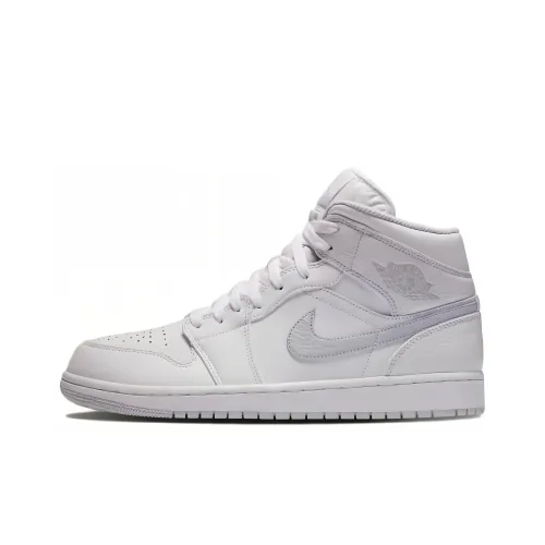 Jordan 1 Retro Mid White Platinum