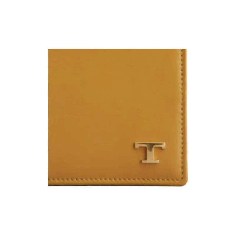 TOD'S Leather Wallet Men's Yellow-4