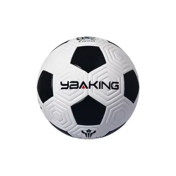 WADE x YBAKING Size 5 Soccer TPU Seamless Thermal bonding Unisex Classic Black White