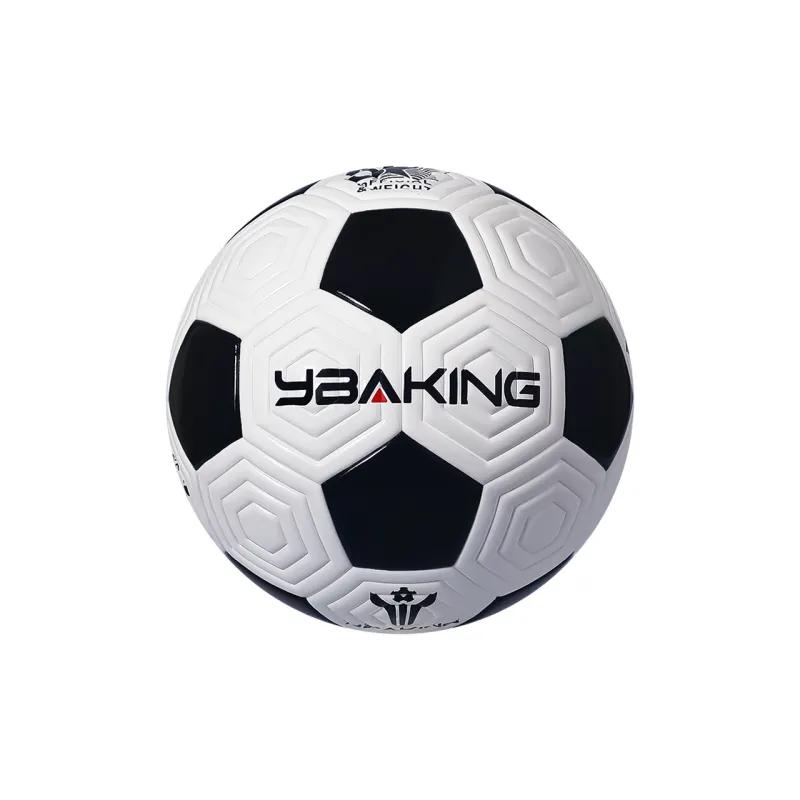 WADE x YBAKING Size 5 Soccer TPU Seamless Thermal-bonding Unisex Classic Black White-0