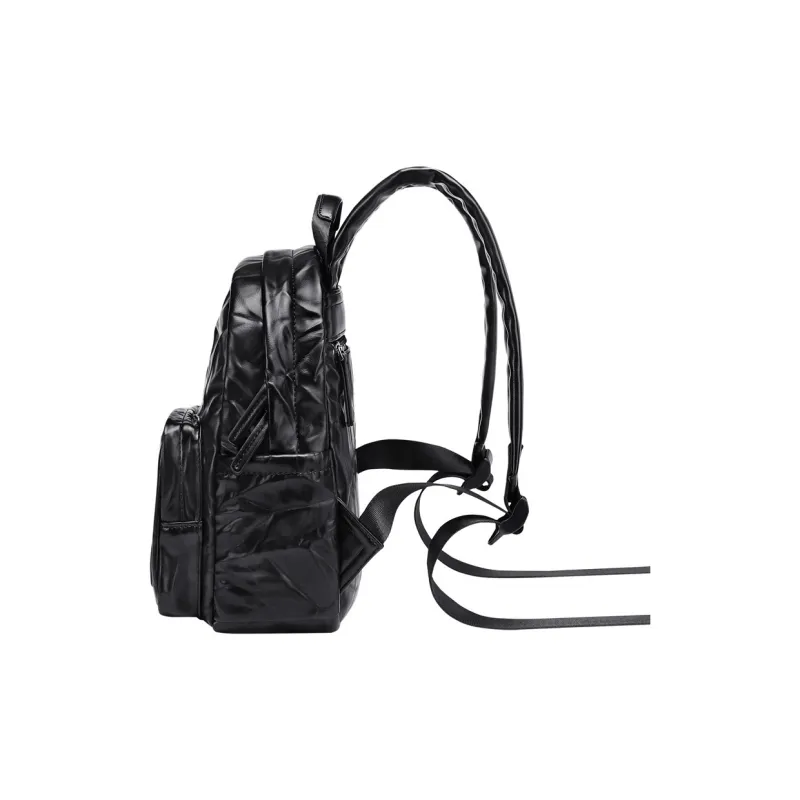 GOLF Synthetic Leather Backpack Regular Women's White/Black-6