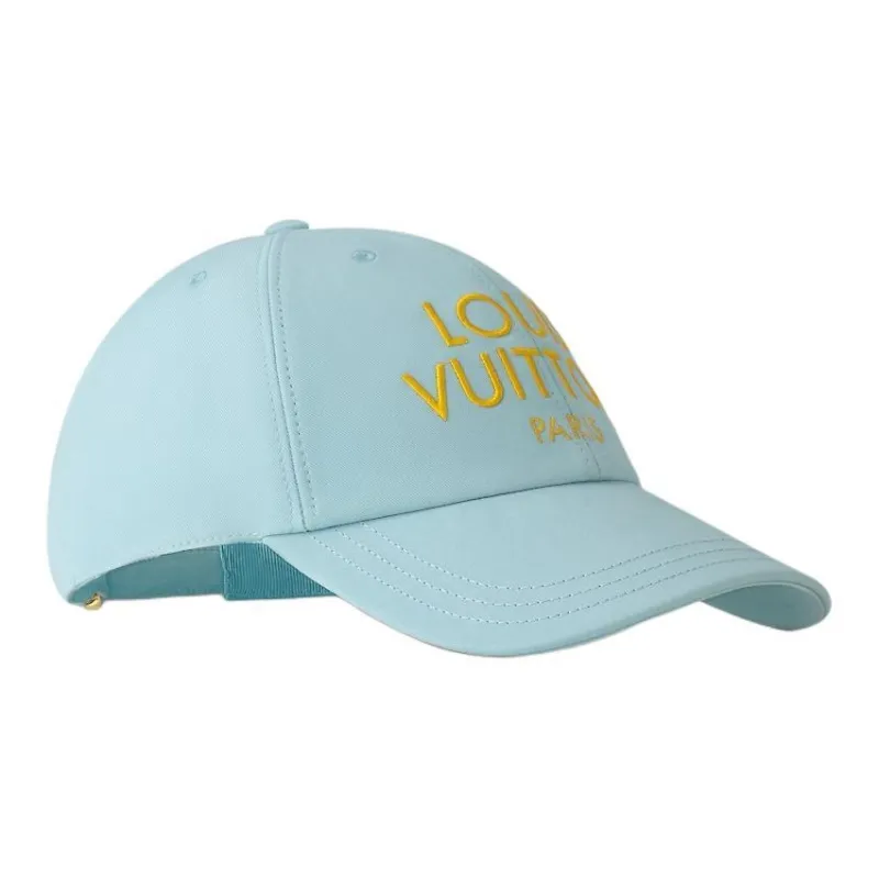 LOUIS VUITTON Cotton Baseball Caps Women's Blue-1